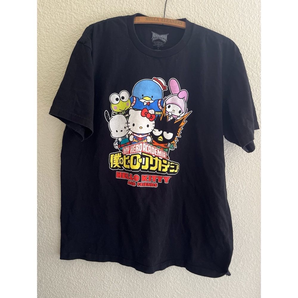 My Hero Academia Hello Kitty Tee Size Large